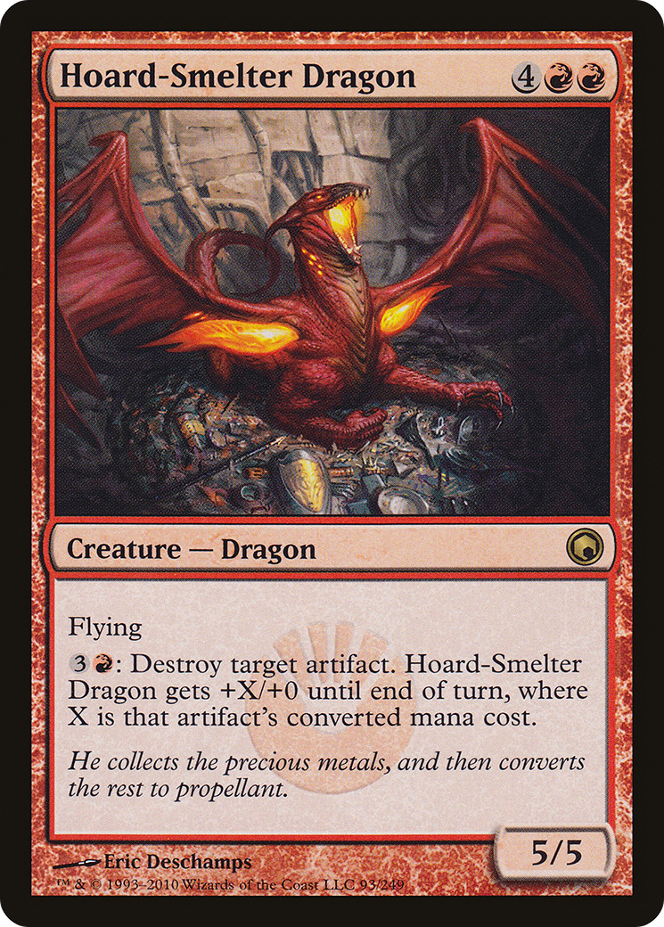 Hoard-Smelter Dragon (SOM-093) -  Foil