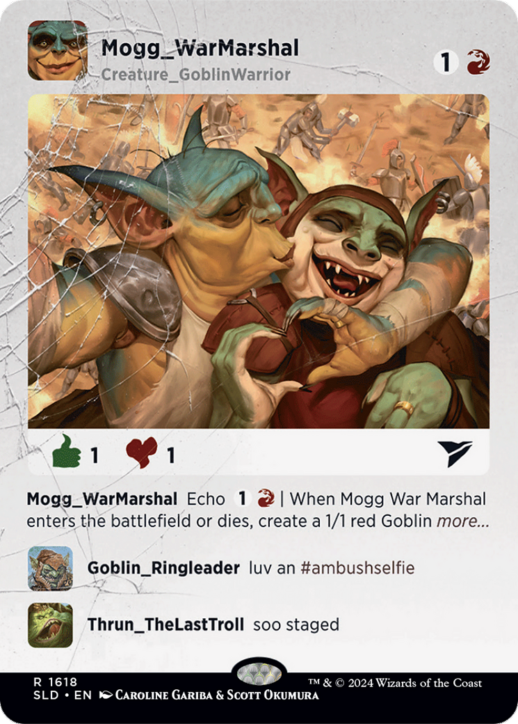 Mogg War Marshal (SLD-1618) -  (Borderless) Foil