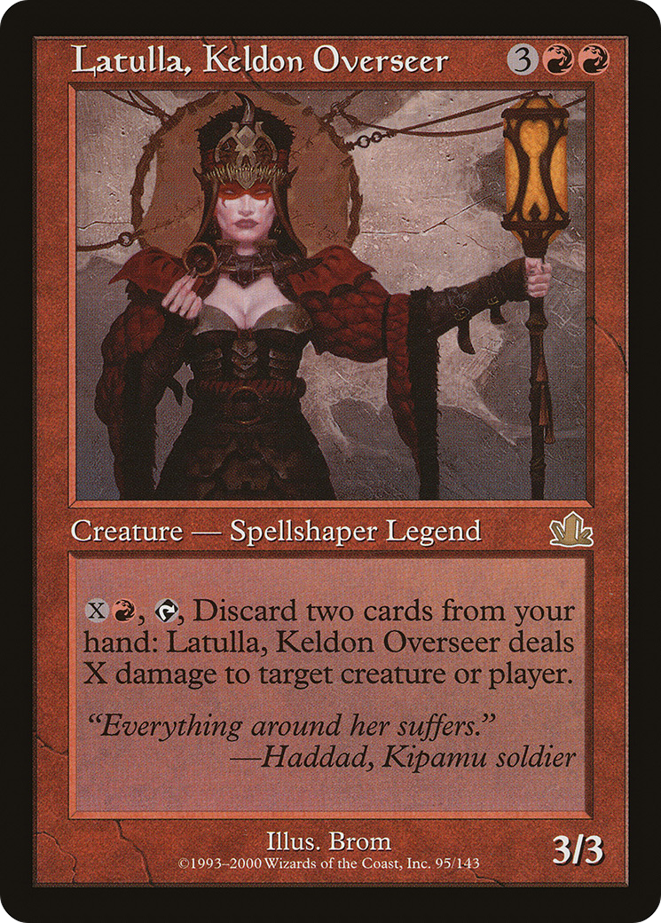 Latulla, Keldon Overseer (PCY-095) -  Foil