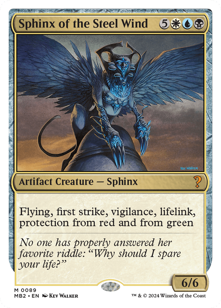 Sphinx of the Steel Wind (MB2-089) -