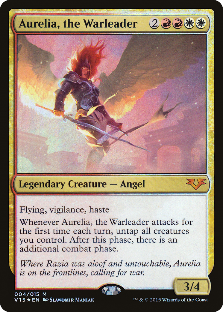 Aurelia, the Warleader (V15-004) -  Foil