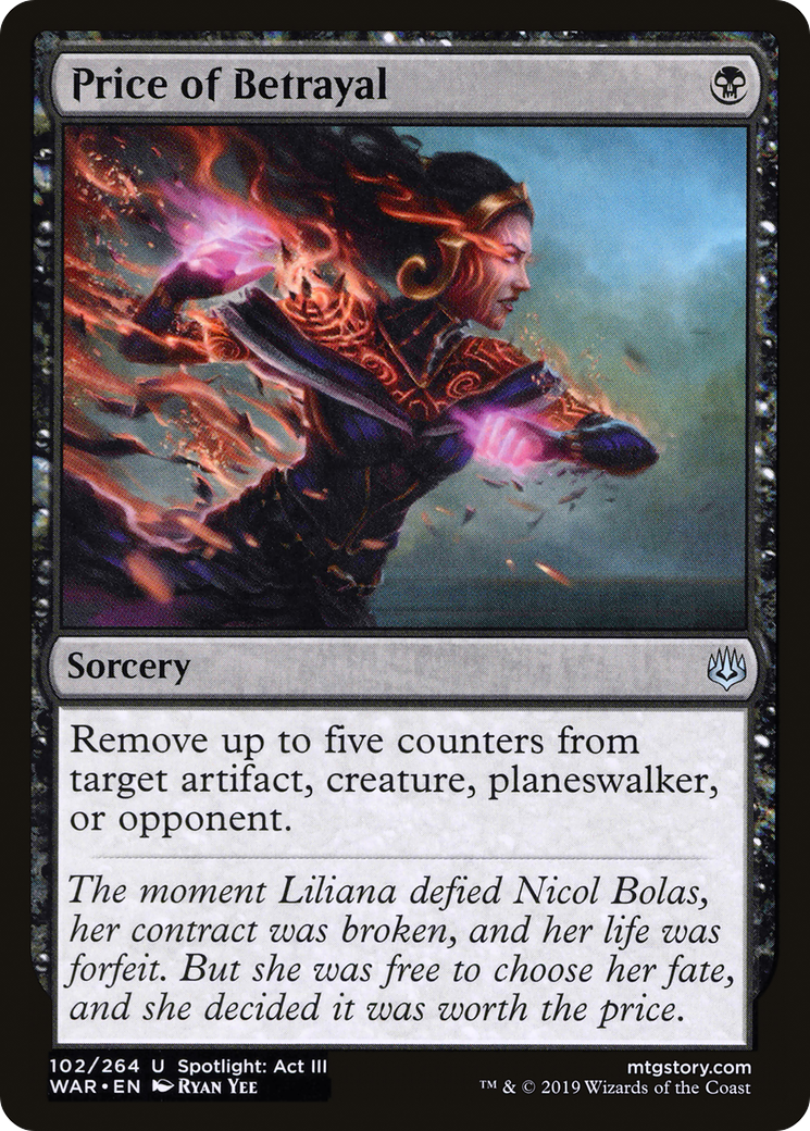 Price of Betrayal (WAR-102) -  Foil