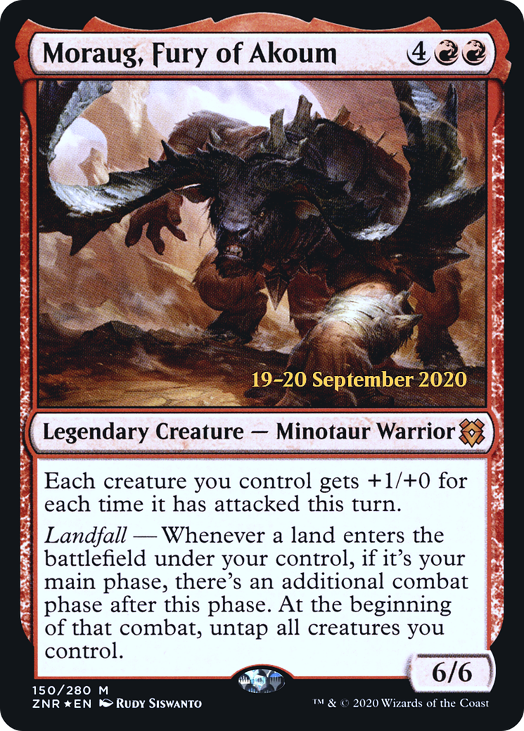 Moraug, Fury of Akoum (PRE-150S) -  Foil