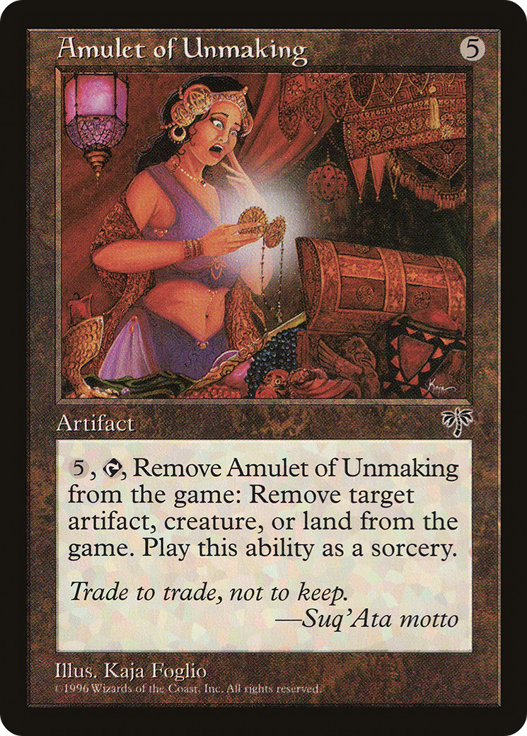 Amulet of Unmaking (MIR-293) -