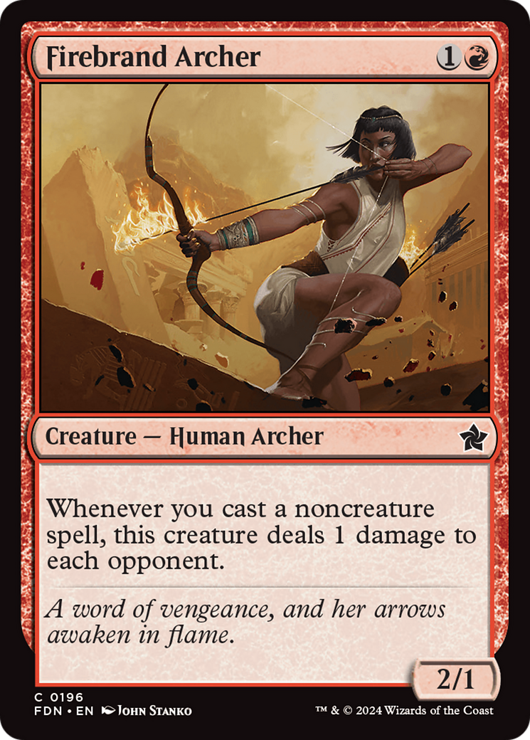 Firebrand Archer (FDN-196) -  Foil