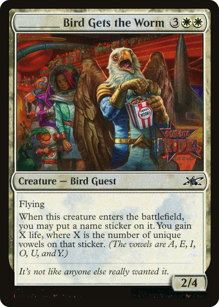 _____ Bird Gets the Worm (UNF-291) -  Foil