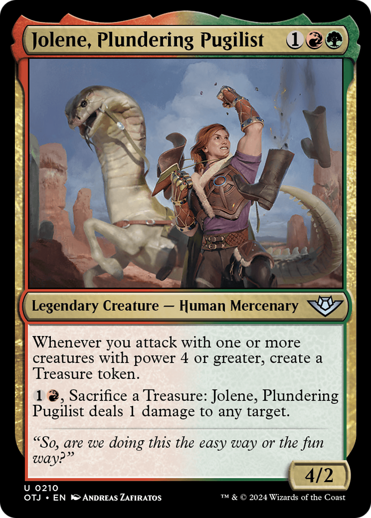 Jolene, Plundering Pugilist (OTJ-210) -  Foil