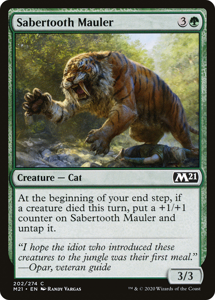 Sabertooth Mauler (M21-202) -  Foil