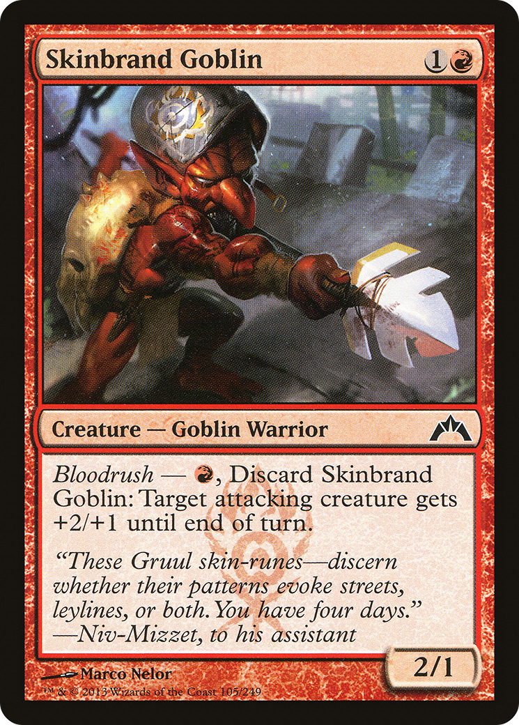 Skinbrand Goblin (GTC-105) -  Foil