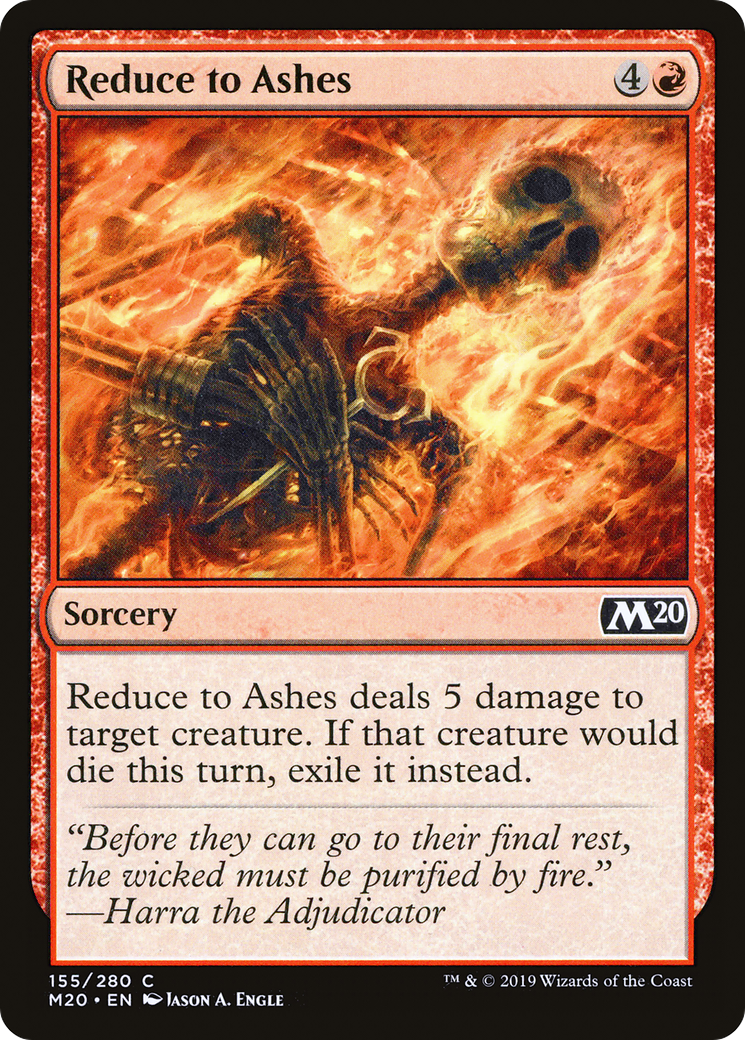 Reduce to Ashes (M20-155) -  Foil