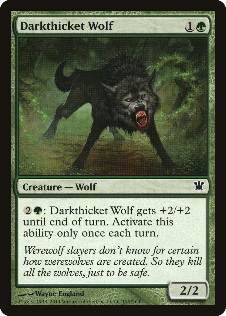 Darkthicket Wolf (ISD-175) -  Foil