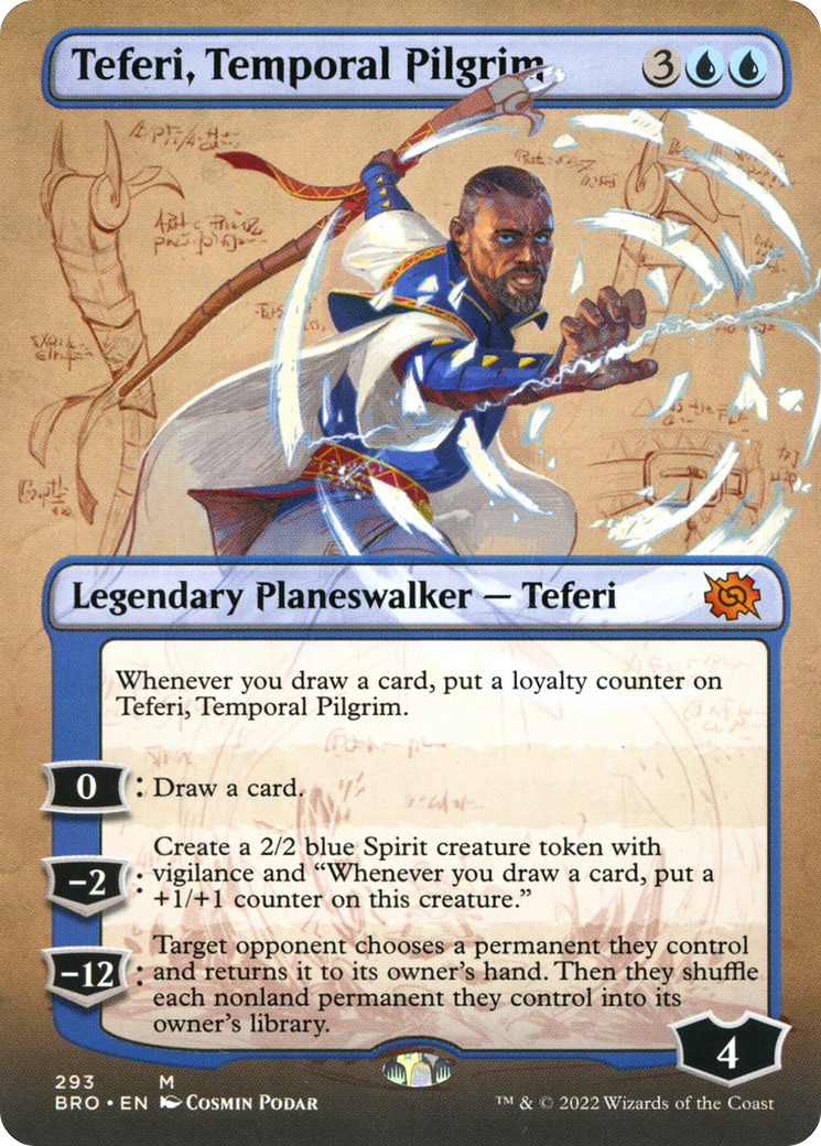 Teferi, Temporal Pilgrim (BRO-293) -  (Borderless)