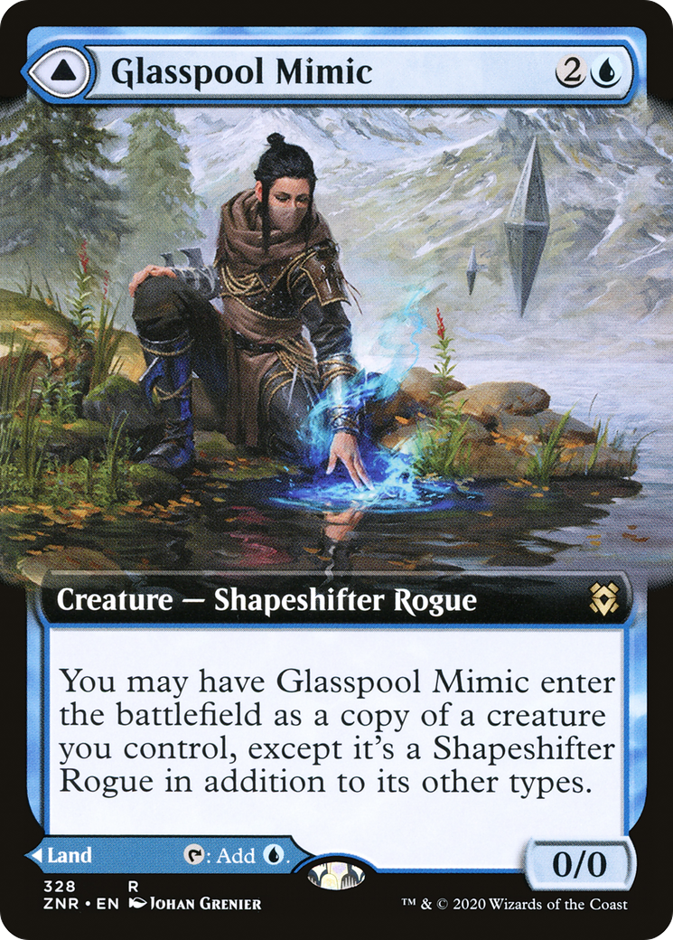 Glasspool Mimic // Glasspool Shore (ZNR-328) - : (Extended Art)