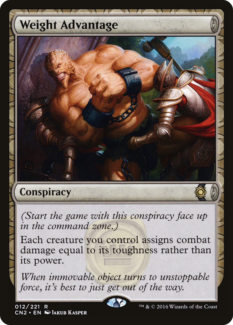 Weight Advantage (CN2-012) - : (draft) Foil