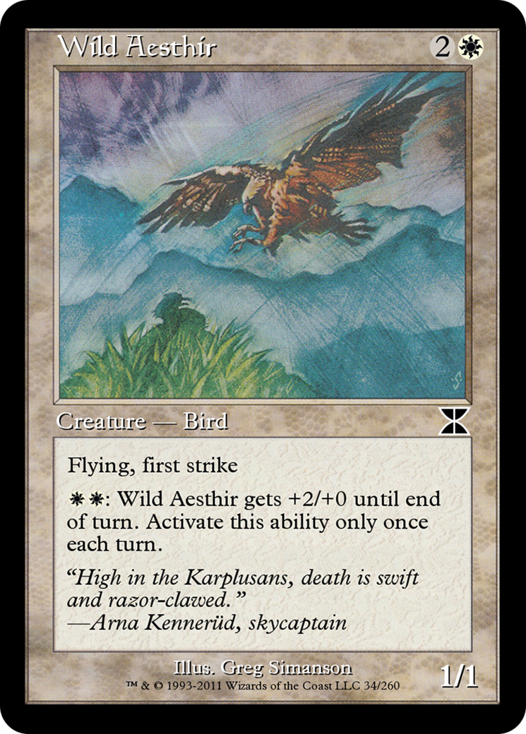 Wild Aesthir (ME4-034) -  Foil