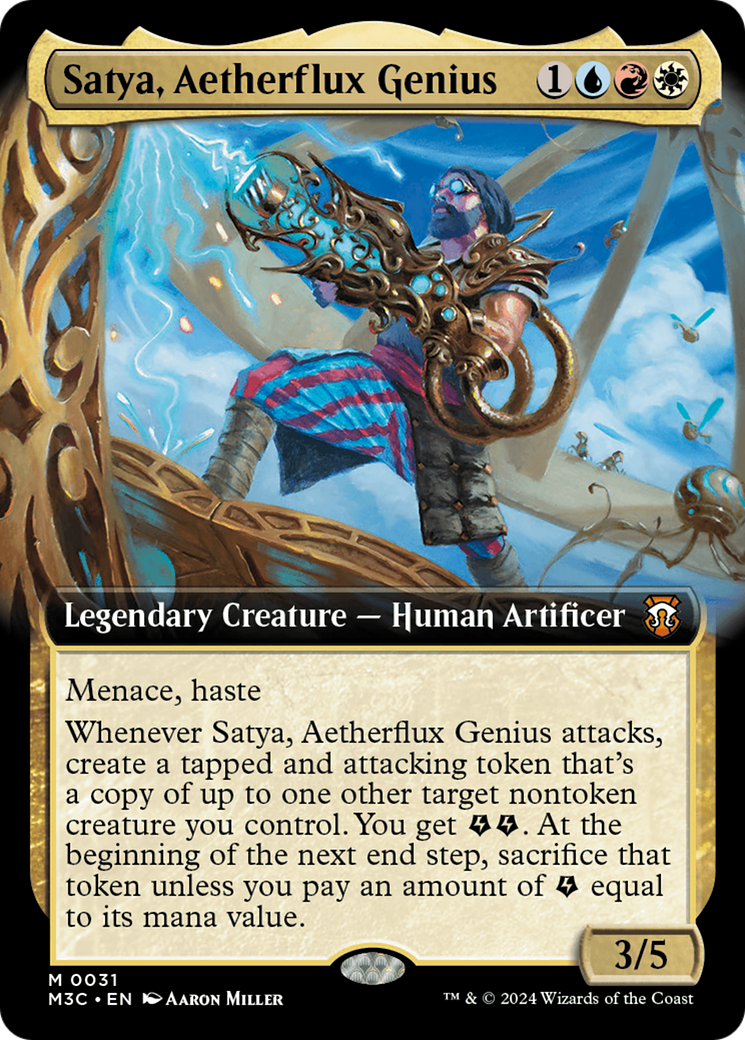 Satya, Aetherflux Genius (M3C-031) - : (Extended Art)