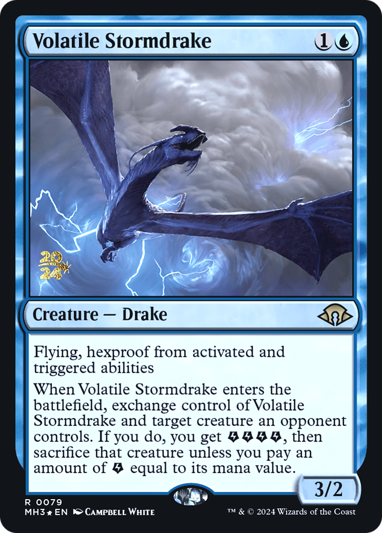 Volatile Stormdrake (PRE-79S) -  Foil