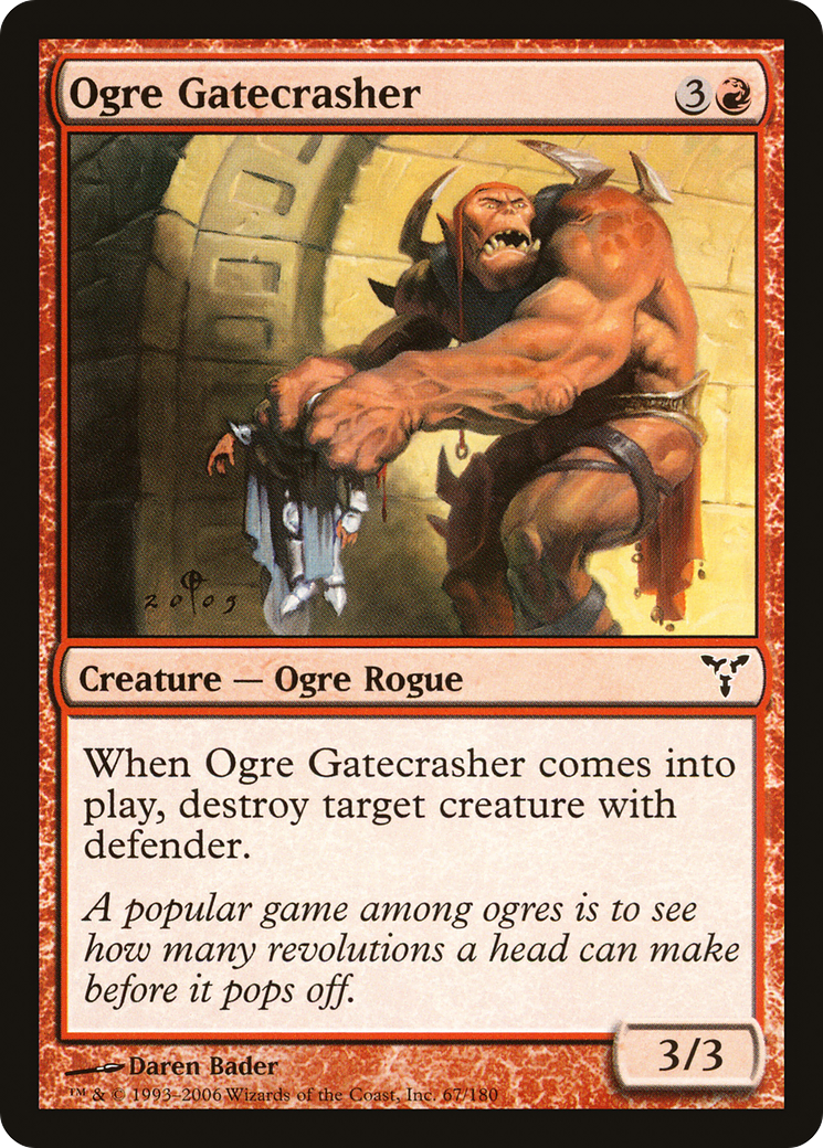 Ogre Gatecrasher (DIS-067) -  Foil