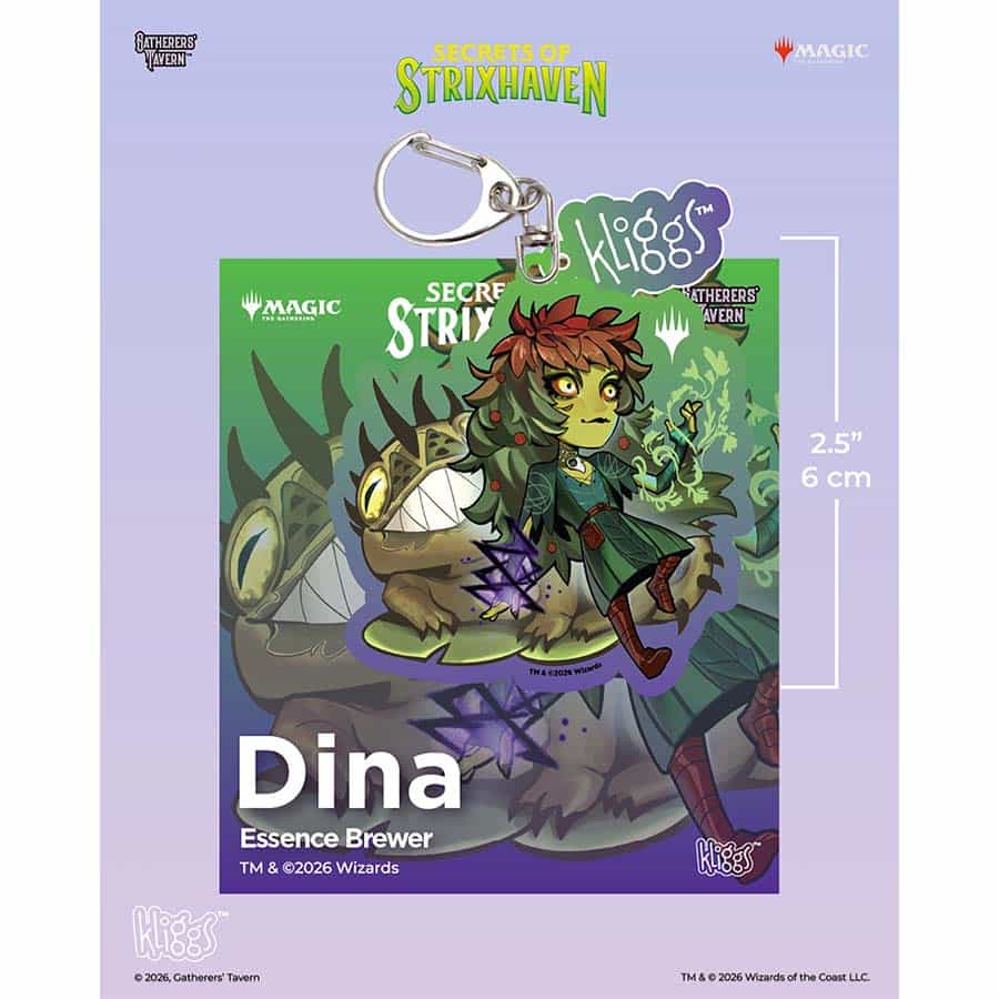 SECRETS OF STRIXHAVEN KLIGGS KEYCHAIN: Dina