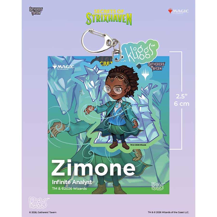SECRETS OF STRIXHAVEN KLIGGS KEYCHAIN: ZIMONE