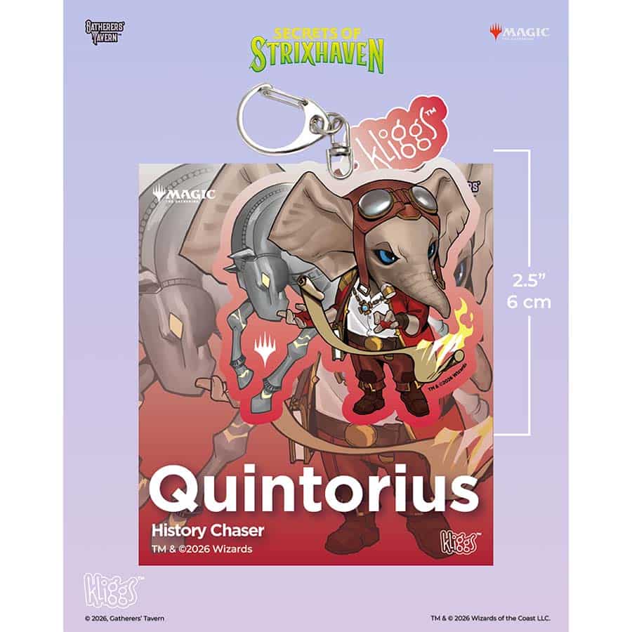 SECRETS OF STRIXHAVEN KLIGGS KEYCHAIN: Quintorius