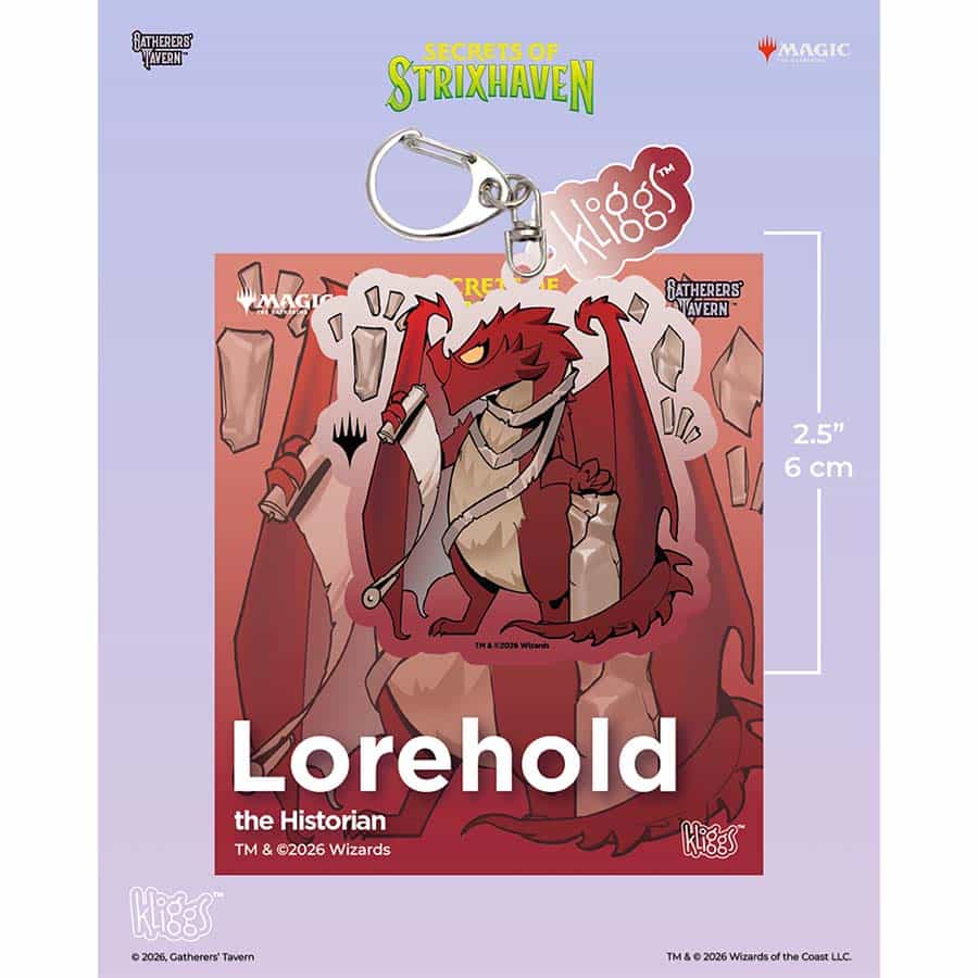 SECRETS OF STRIXHAVEN KLIGGS KEYCHAIN: Lorehold