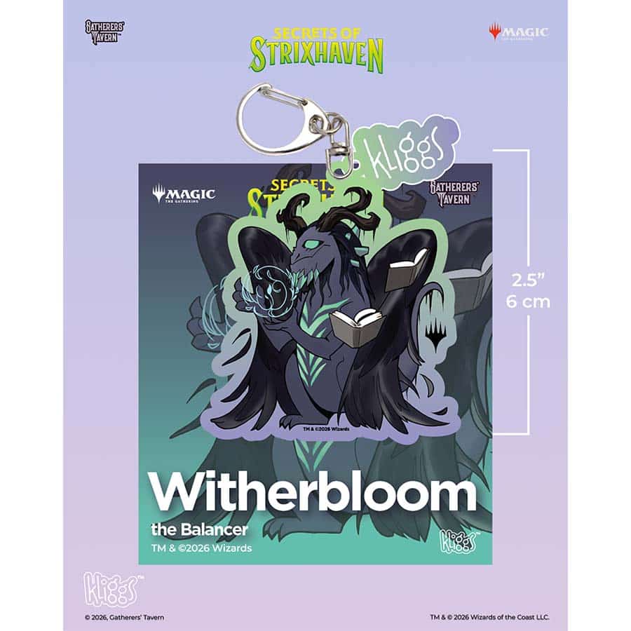 SECRETS OF STRIXHAVEN KLIGGS KEYCHAIN: Witherbloom