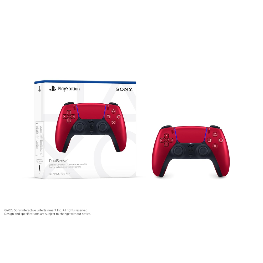 PS5 DualSense Wireless Controller: Volcanic Red