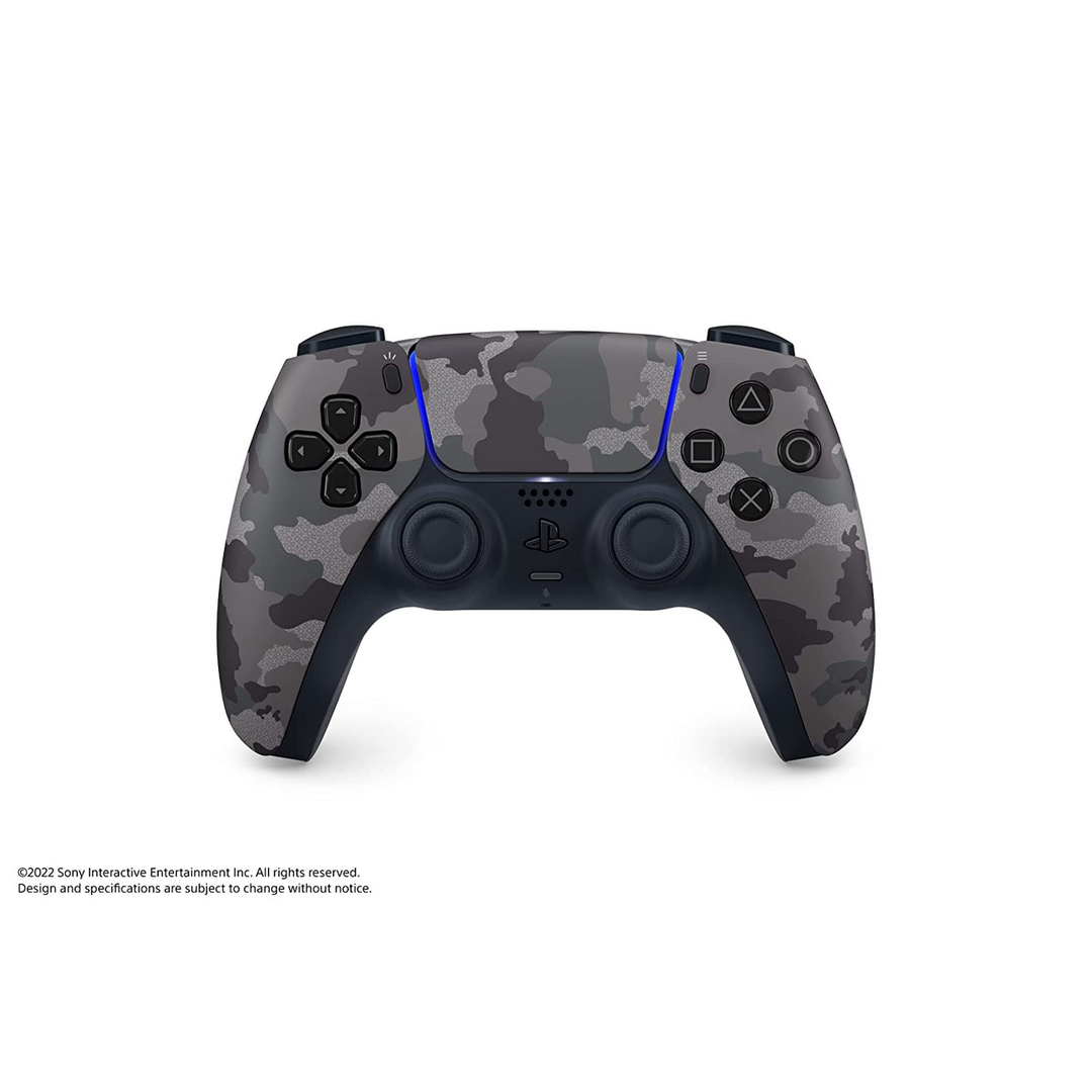PS5 DualSense Wireless Controller:  Grey Camouflage