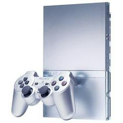 Slim Playstation 2 System [Silver] With Black Dualshock Controller