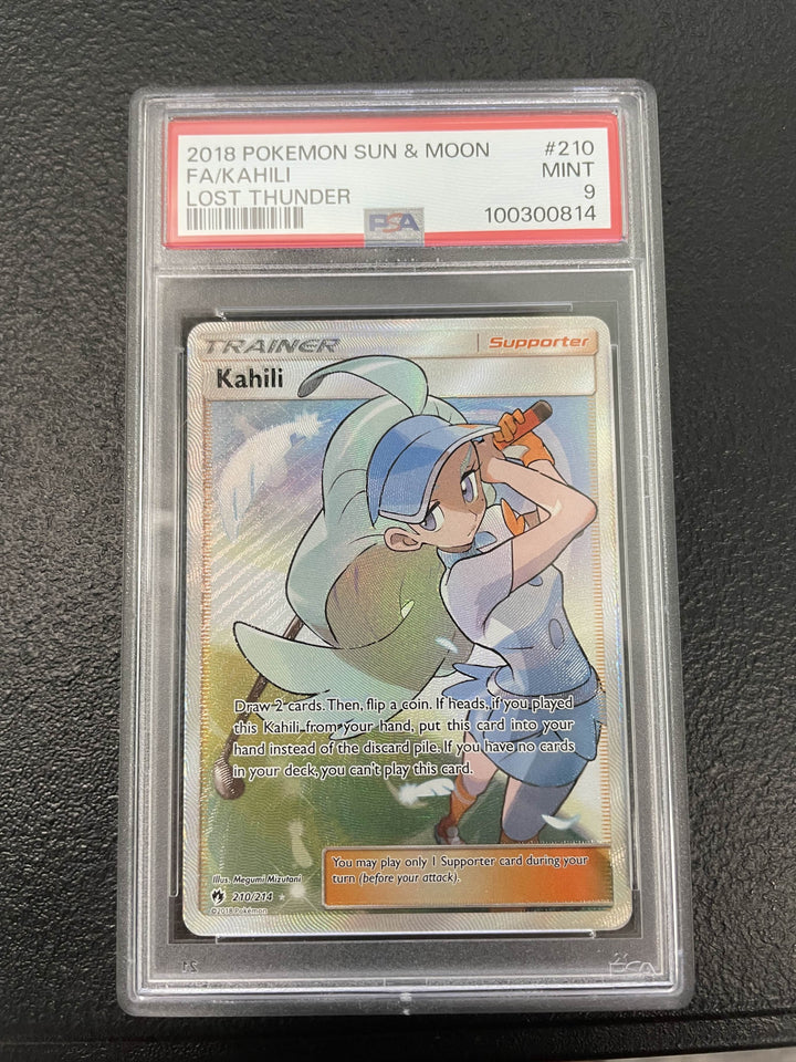 Kahili Full Art Lost Thunder PSA 9