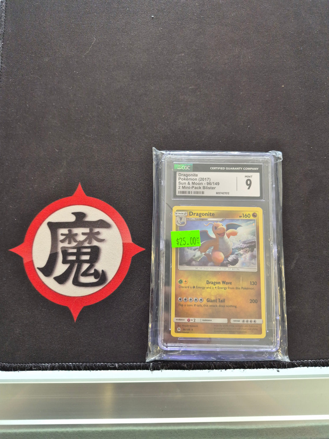 DRAGONITE POKEMON 2017 SUN & MOON 96/149 2 MINI PACK BLISTER CGC MINT 9