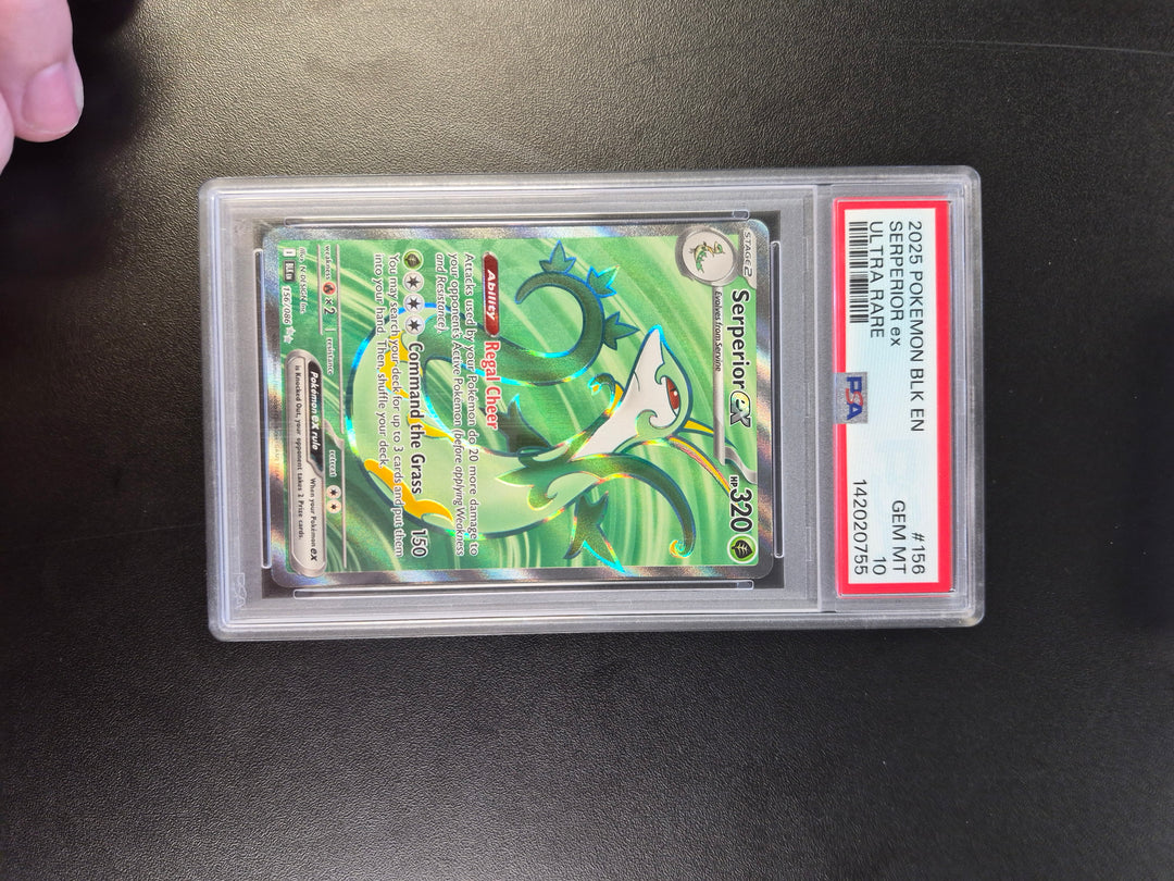 POKEMON CARD 2025 POKEMON BLK EN SERPERIOR ex Gem Mint PSA 10