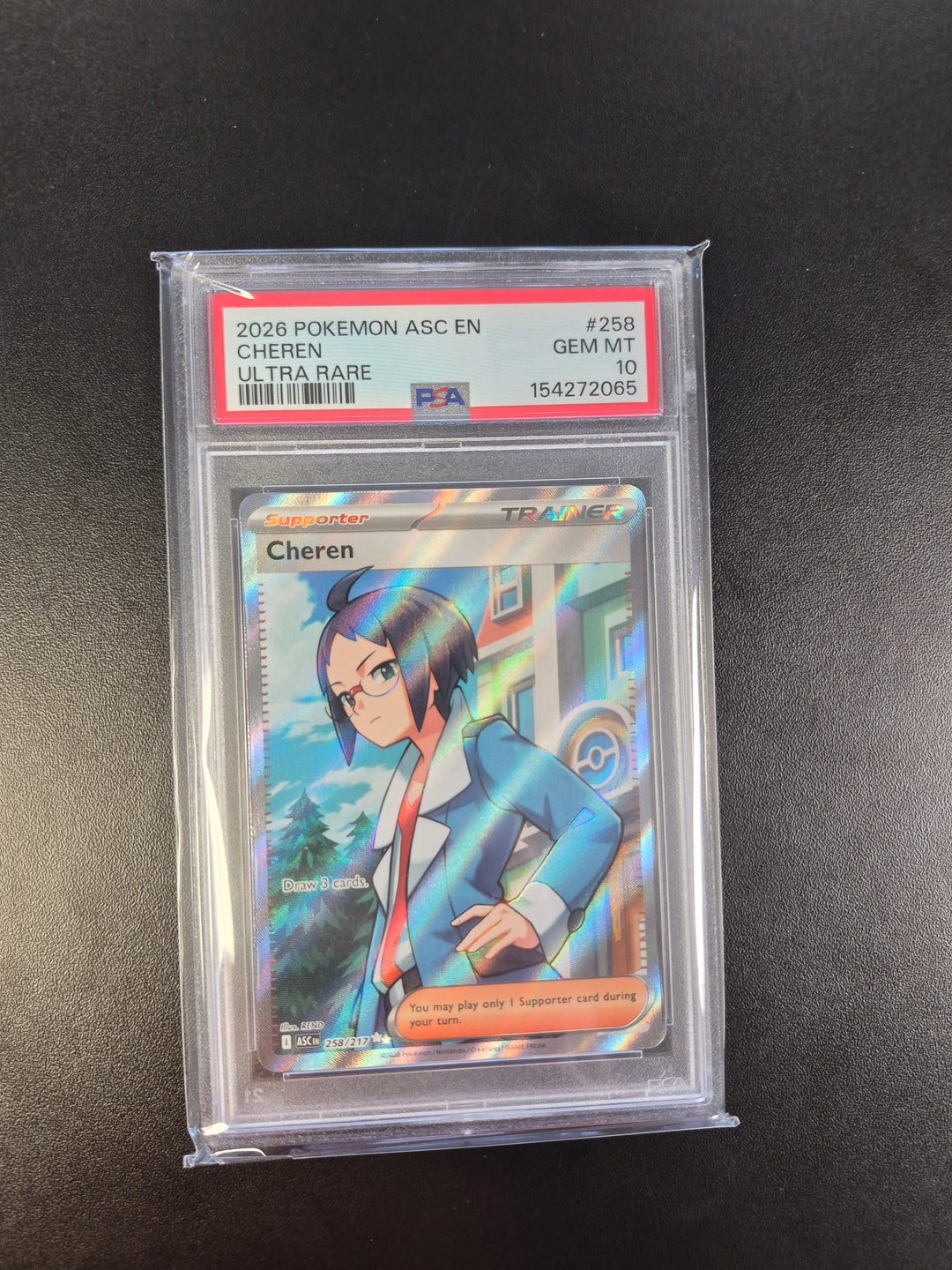 POKEMON CARD 2026 ASC EN CHEREN GEM MINT PSA 10