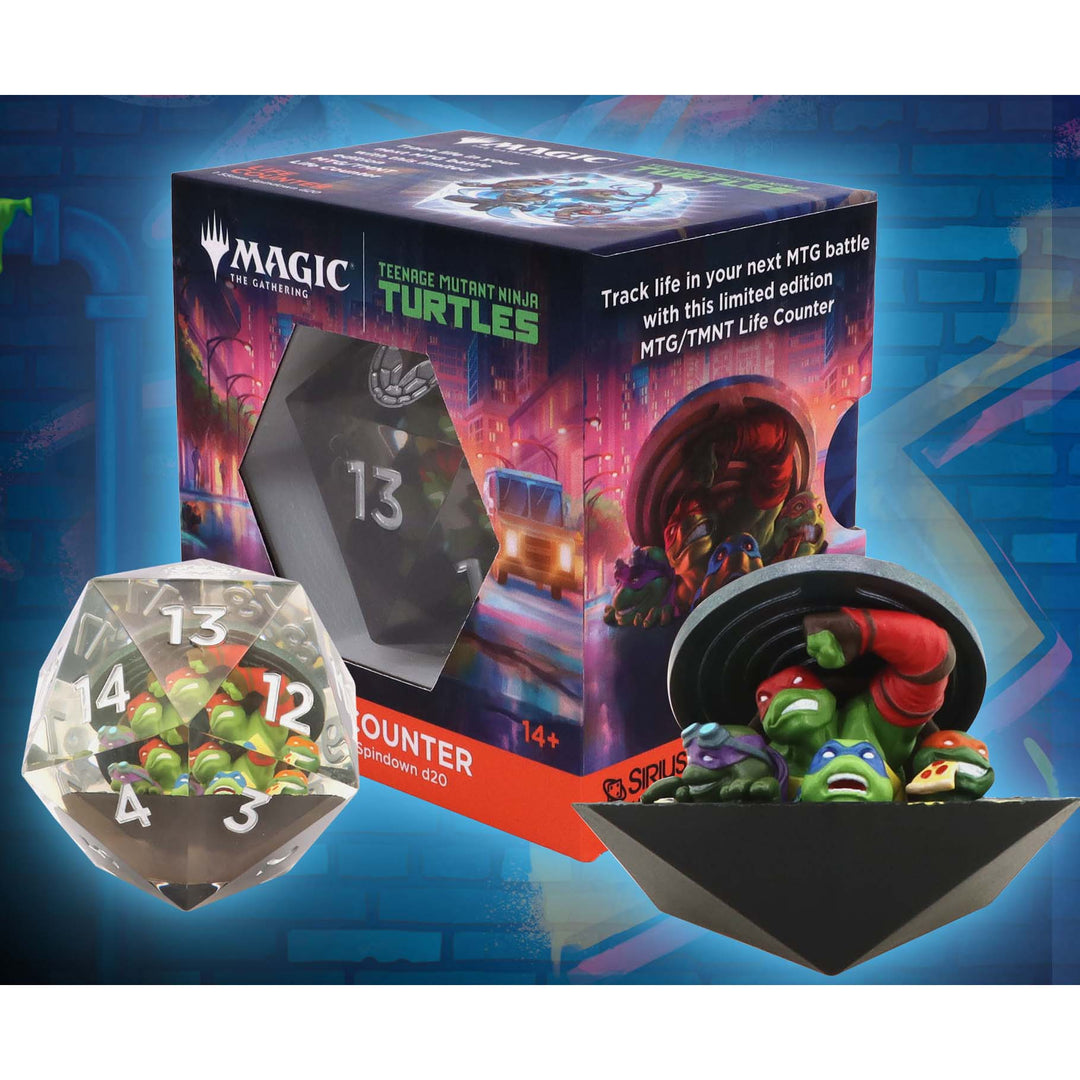 TMT TEENAGE MUTANT NINJA TURTLES: 55MM D20 SPINDOWN