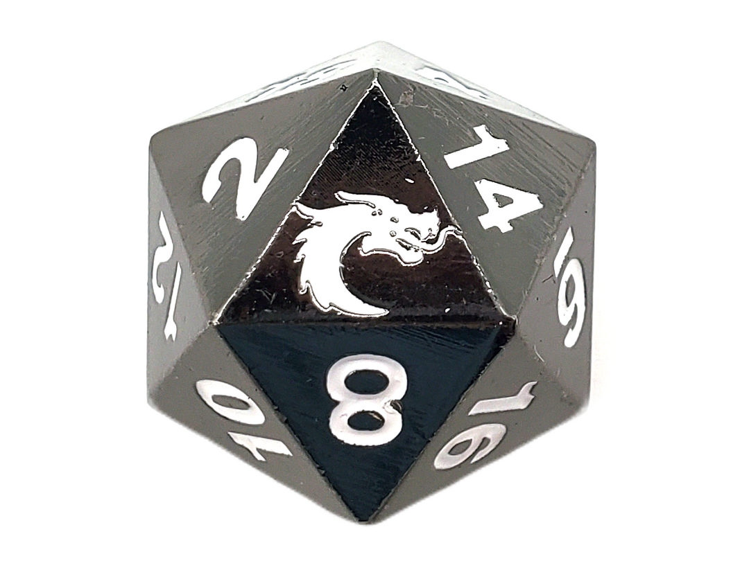 Halfling Forged - Electric Black D20