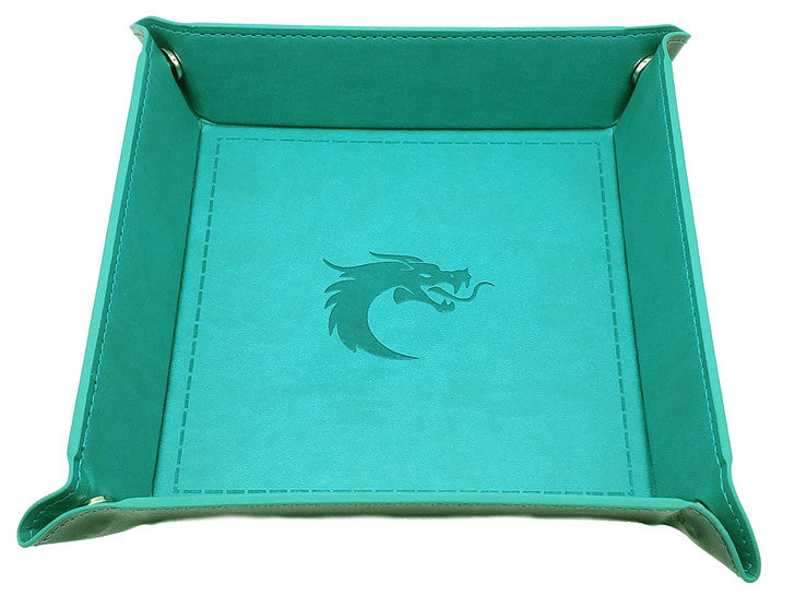 Dice Rolling Tray: Square - Teal