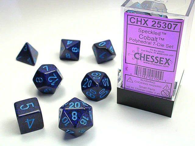 Chessex: Speckled Cobalt 7 Die Set