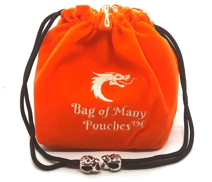 Bag of Many Pouches Dice Bag: Orange