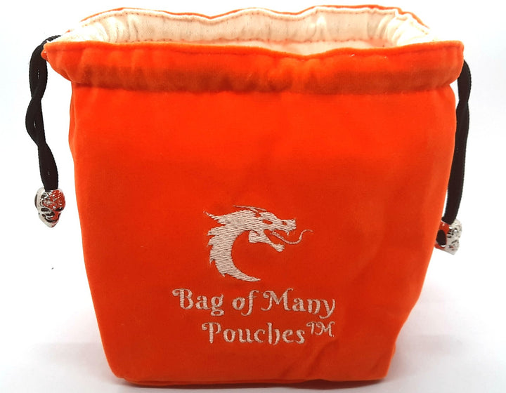 Bag of Many Pouches Dice Bag: Orange