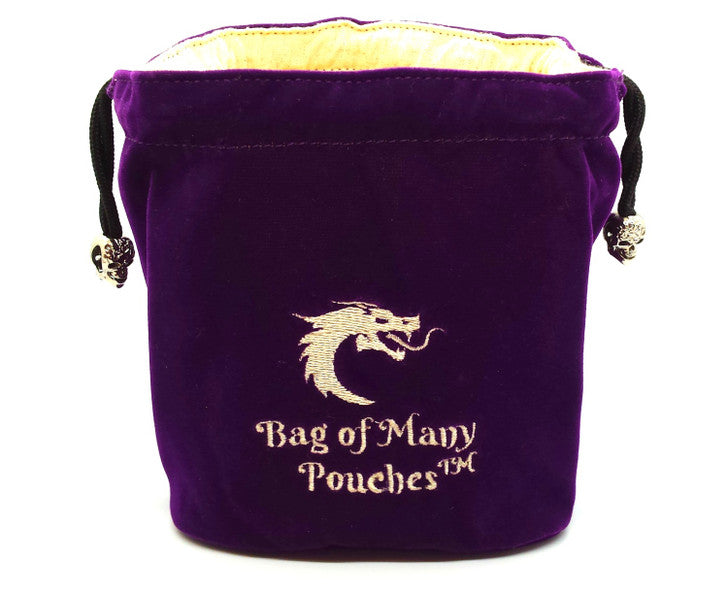 Bag of Many Pouches Dice Bag: Purple
