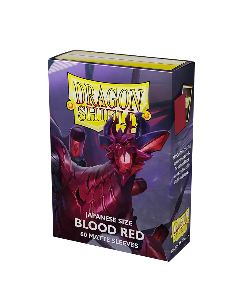 Dragon Shield Japanese Blood Red Matte