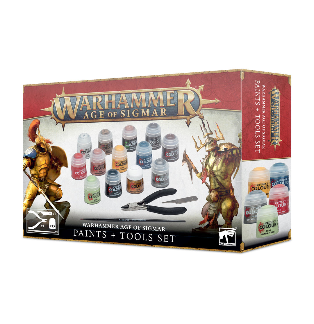Warhammer Age of Sigmar: Paint & Tool Set