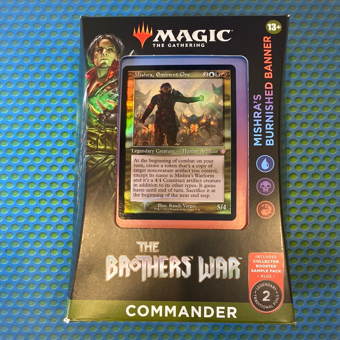 Magic The Gathering: Mishra’s Burnished Banner Brother’s War Commander Deck